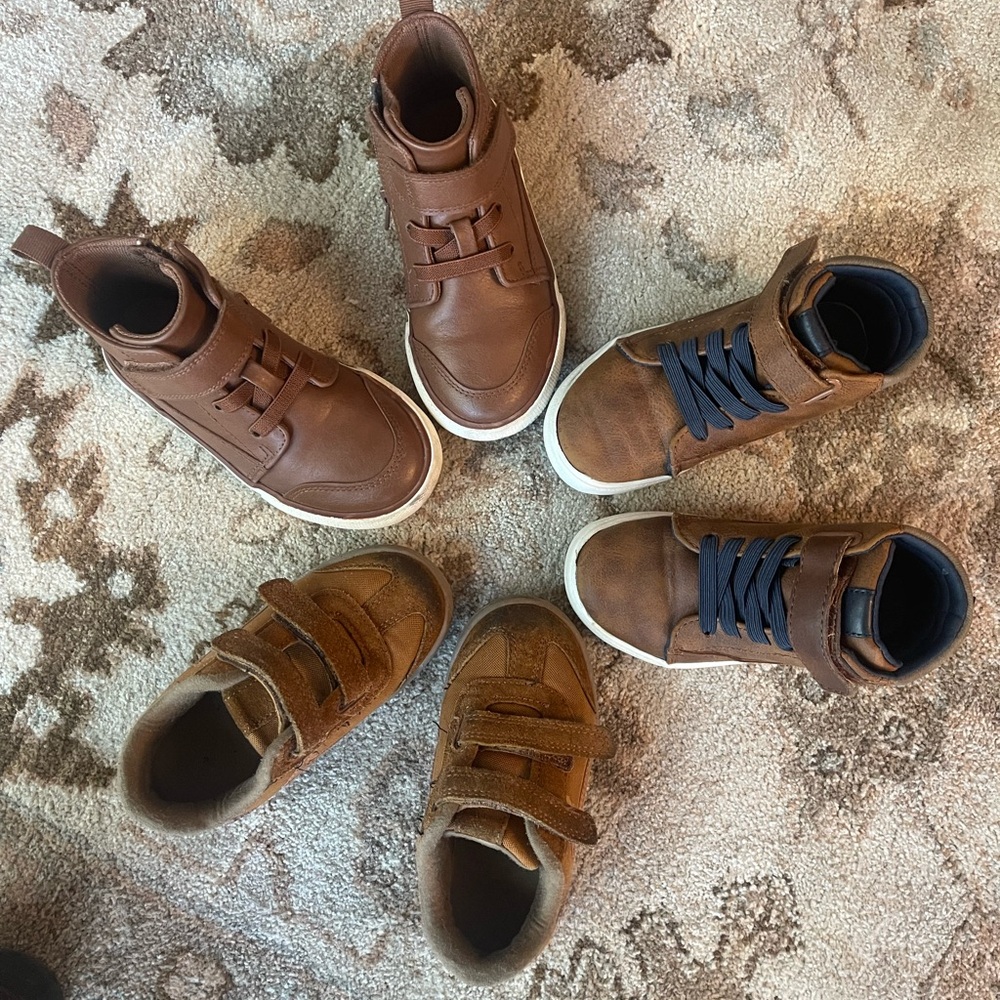 👟👞 Toddler Shoe Bundle – Size 9 (3 Pairs)